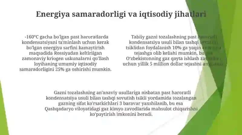 Tabiiy Gazni Tozalashning Samaradorligini Baholash va Optimallashtirish 4