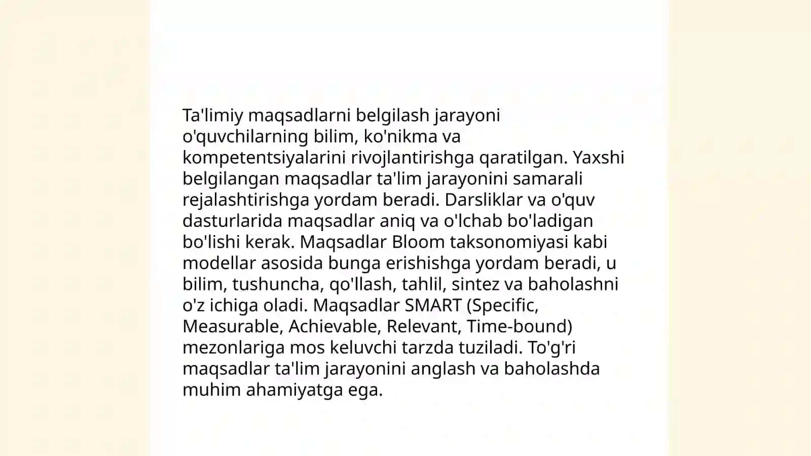 Dars jadvalini tuzish 4