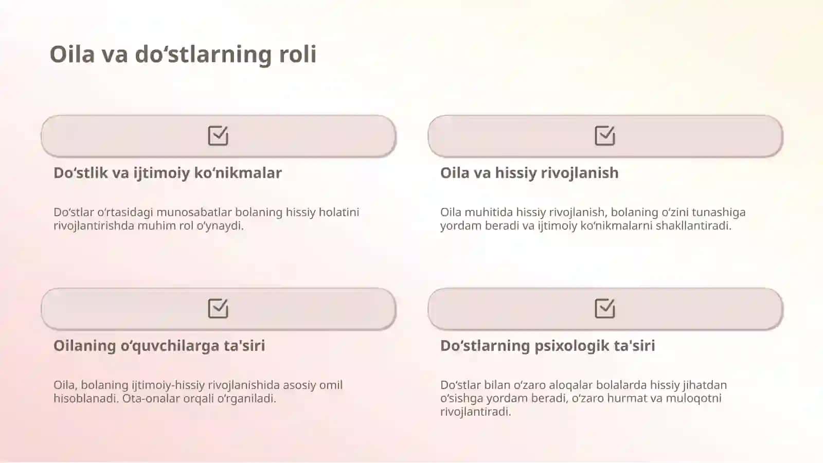 O‘quvchilarning ijtimoiy-hissiy rivojlanishi va zo‘ravonlik 4