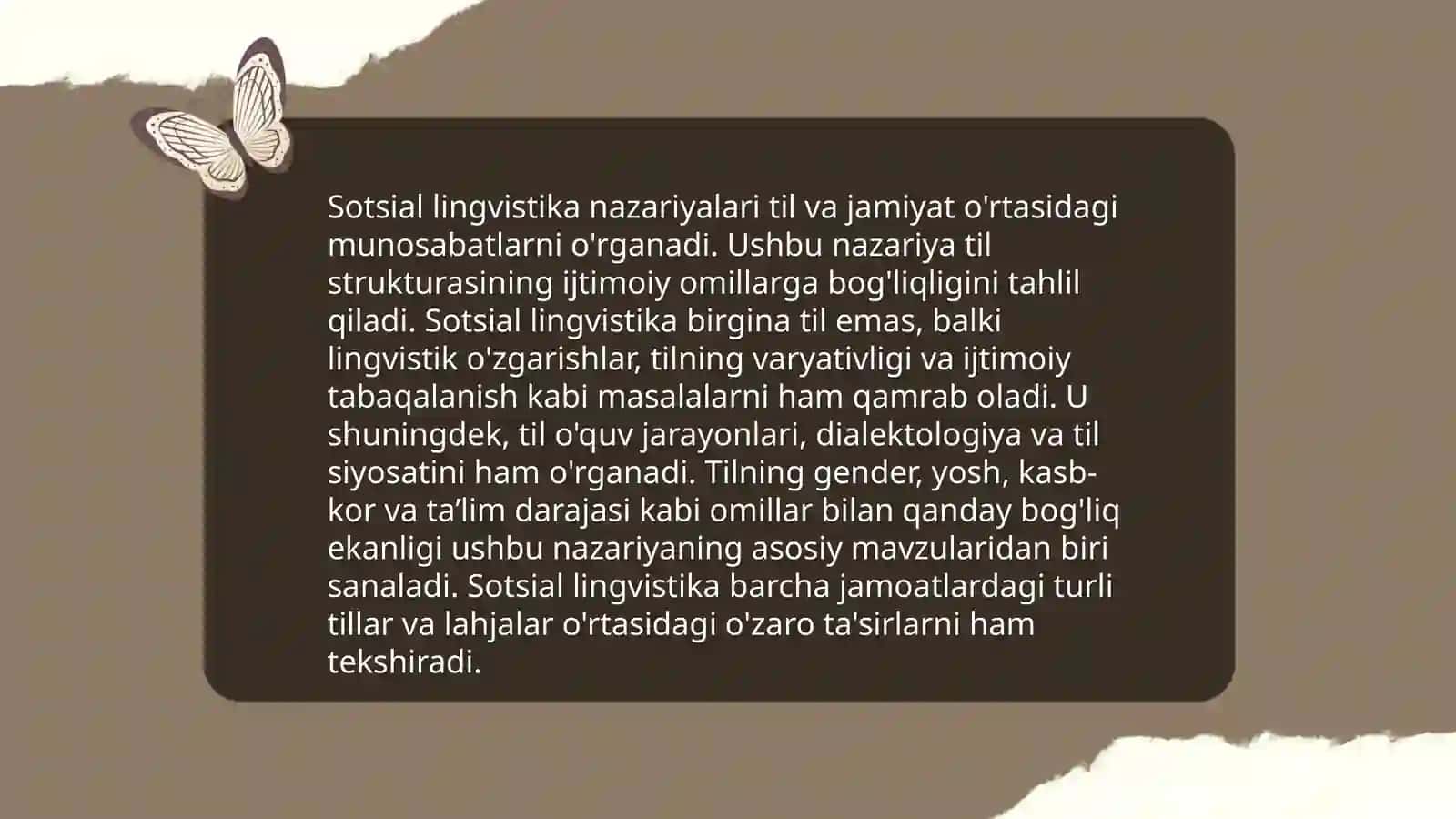Til jamiyat sotsial lingvistika 4