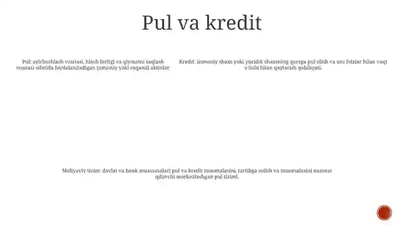 Moliyaviy Tizim 4
