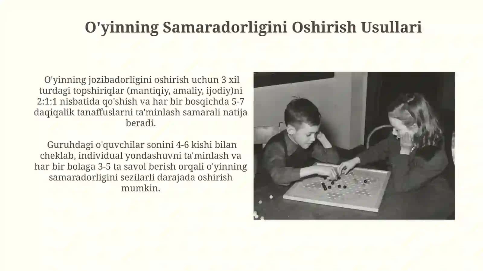 Didaktik o‘yin "Matemarik tasavvurlarni shakllantirish " 4