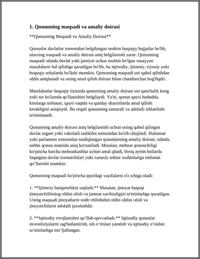 O’ZBEKISTON RESPUBLIKASINING KORXONA TO’G’RISIDAGI QONUNI 4