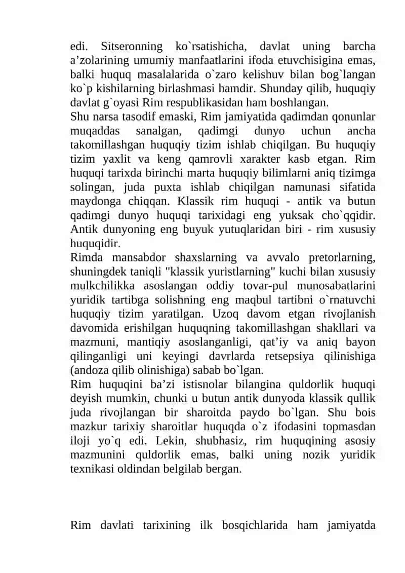 Qadimgi Rim va Yunoniston Tarixi 4
