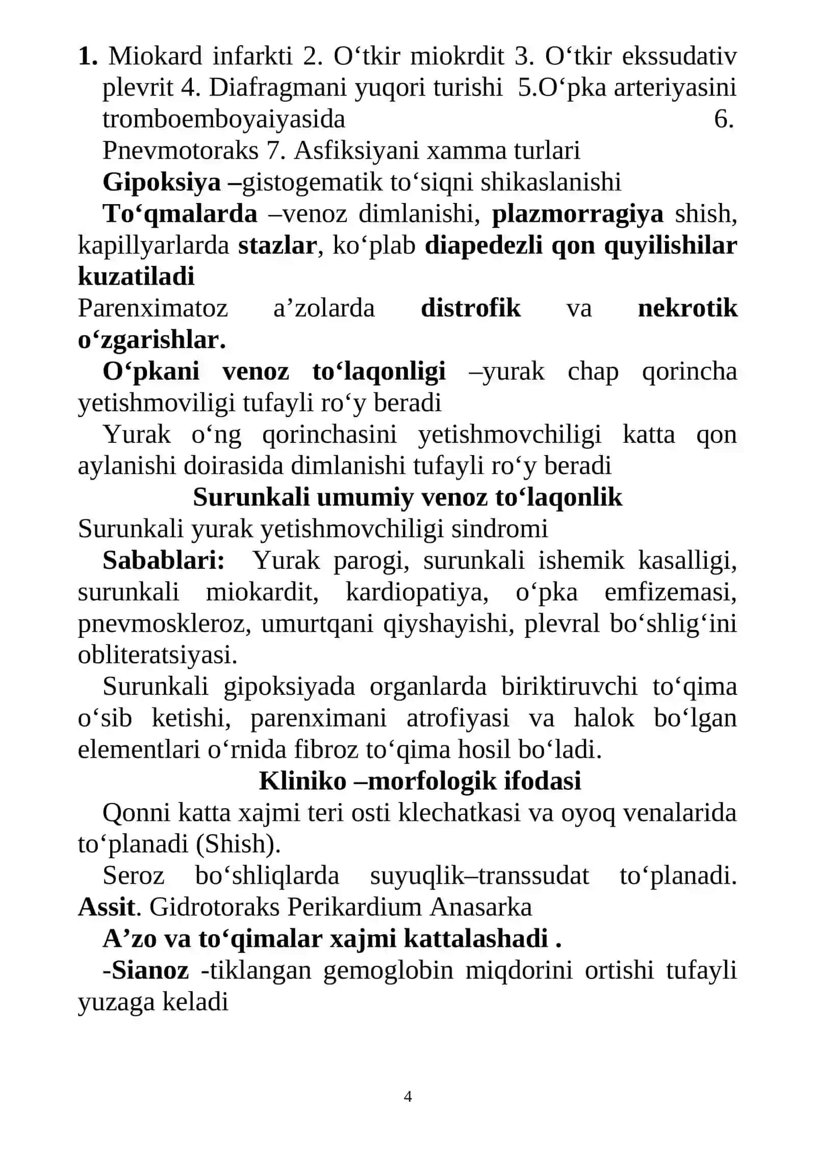 Qon aylanishini buzilishi 4