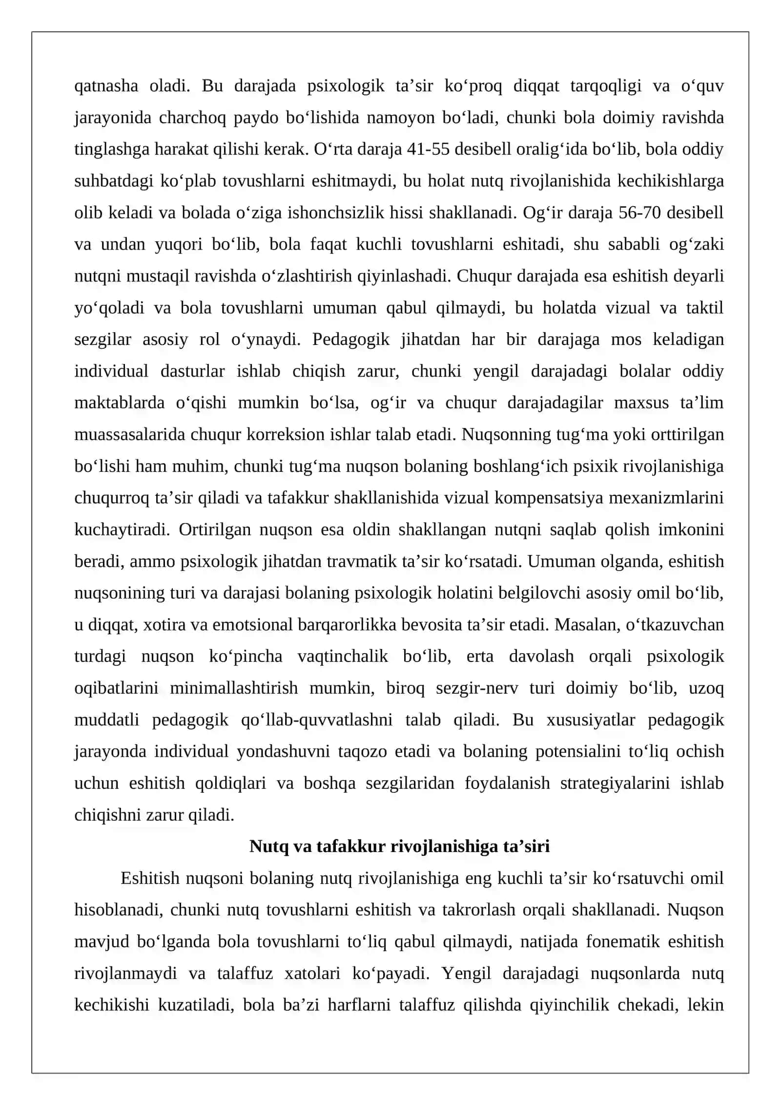 Eshitishida nuqsoni bo‘lgan bolalarni bilish jarayonlarini tekshirish 4