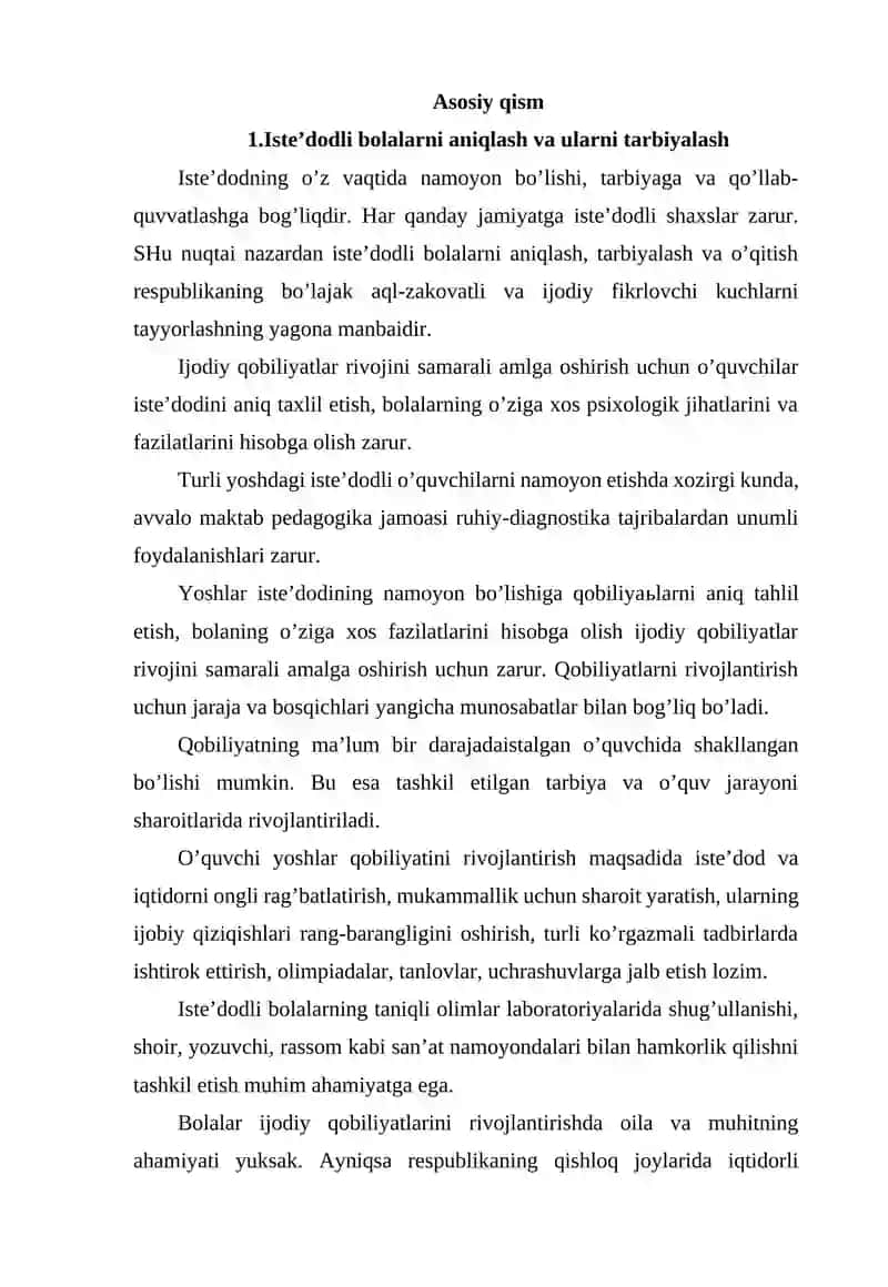 Iste’dodli bolalarni aniqlash va ularni tarbiyalash 4