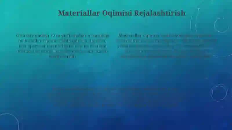 Logistikada Moddiy Oqimlar 4