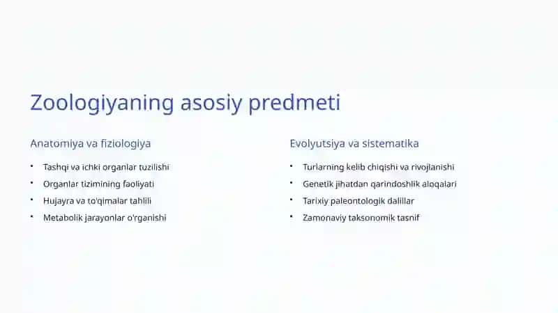 Zoologiya Fanining Predmeti 4