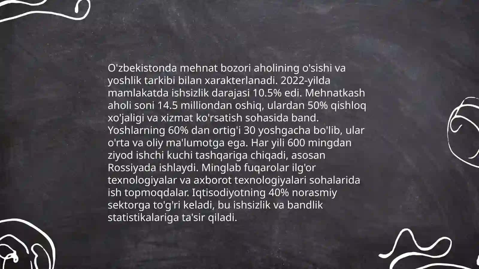 O'zbekistonda mehnat munosabatlarining o'ziga xos xususiyatlari 4