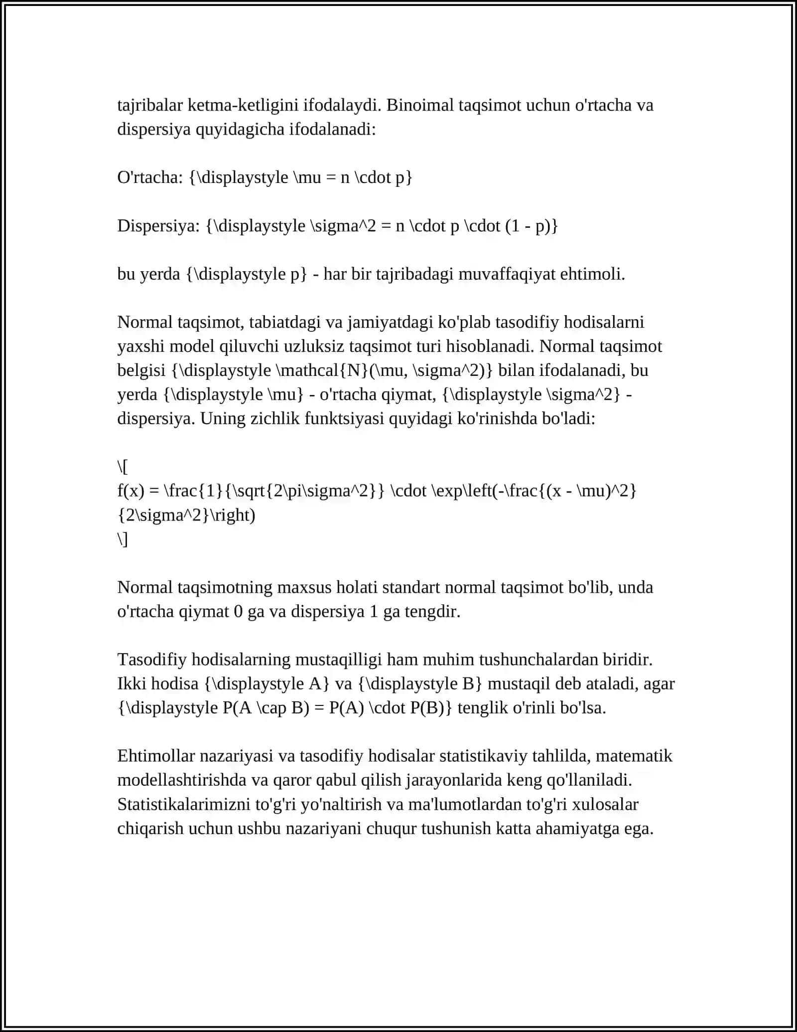 MATEMATIK STATISTIKA ELEMENTKARI 4