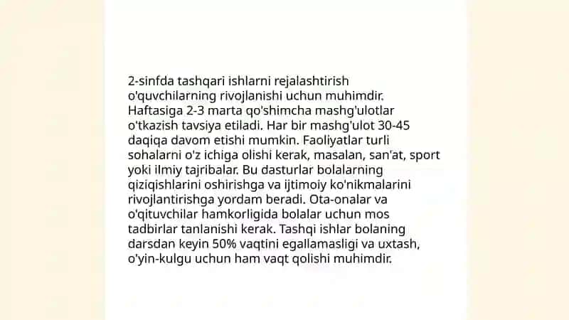 Sinfdan tashqari ishlarni tashkil qilish va o’tkazish metodikasi fani 4