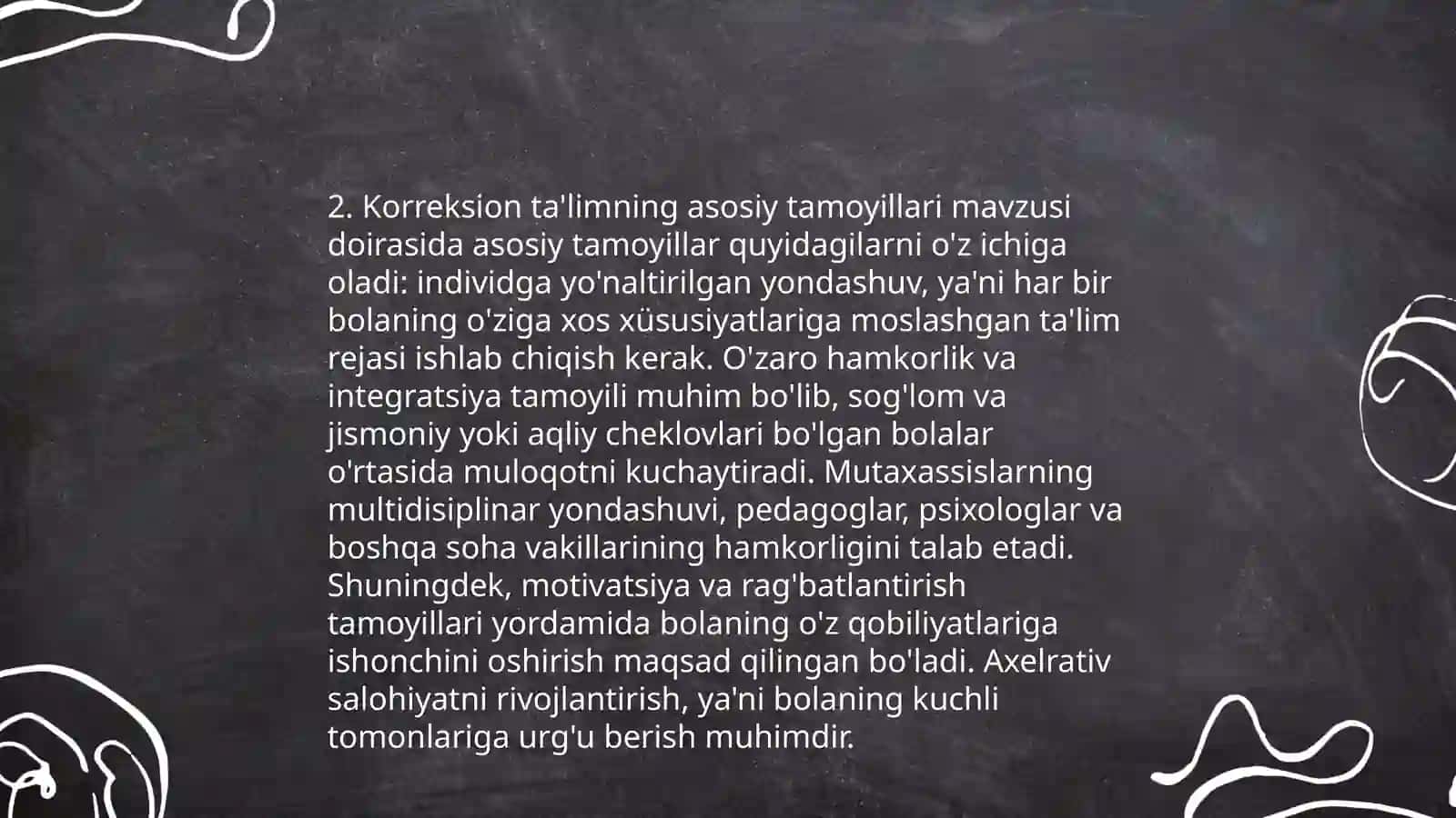 Ta'lim muassasi menejmenti korreksion va inkluziv ta'lim 4