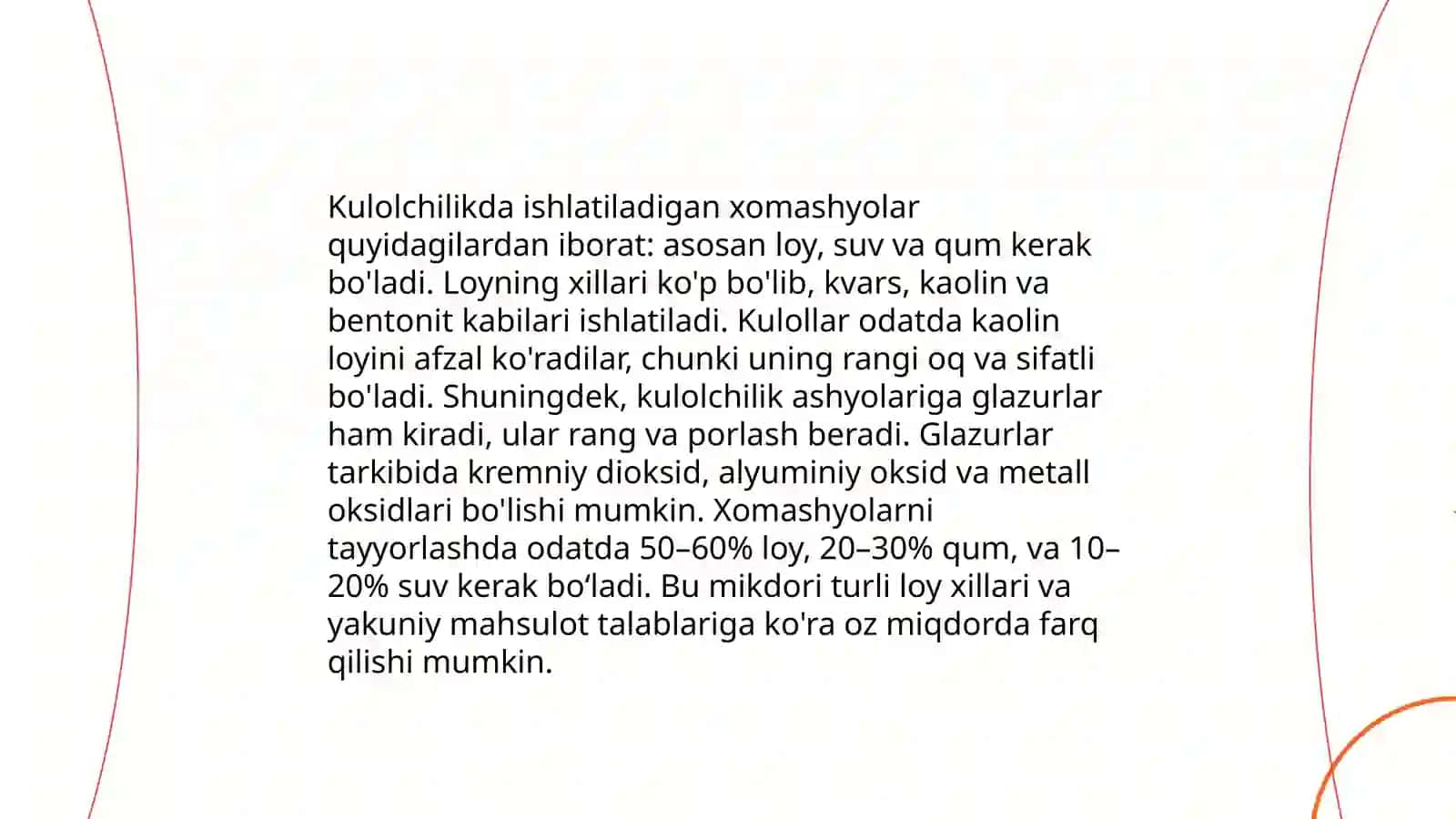 Kulolchilik mahsulotlarini tayyorlash jarayoni va ularga mahalliy o'ziga xosliklarning aks ketishi 4