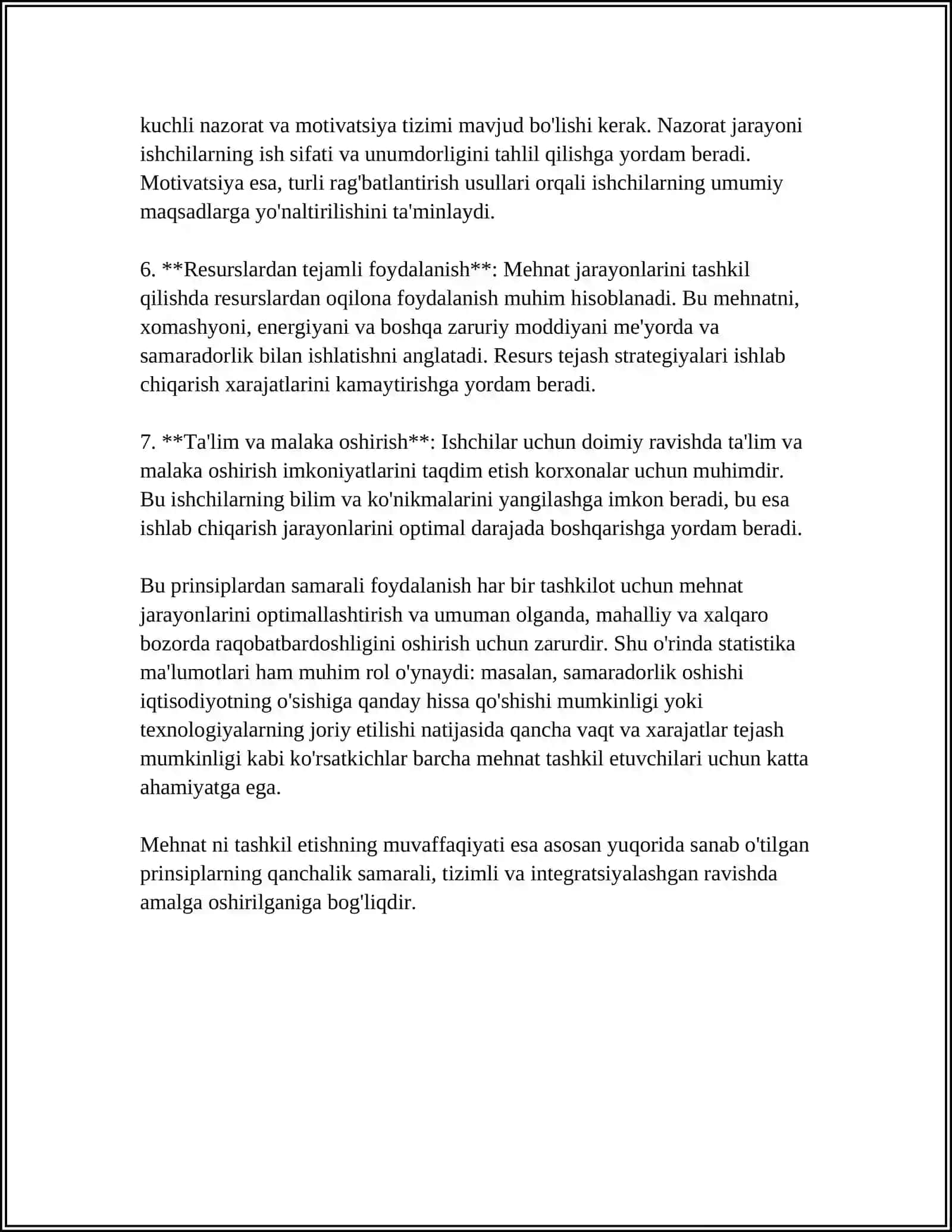 Tashkilotlarda Mehnatni Tashkil Etish va Boshqarish 4