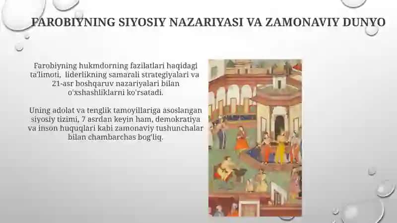 Farobiyning siyosat falsafasi va Gʻazzoliyning kimyoiy saodat asarlari tahlili 4