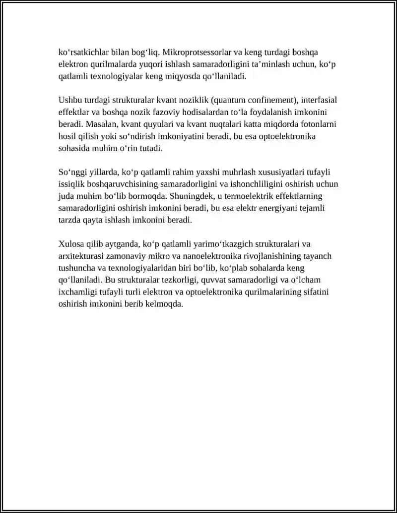 KOʻP QATLAMLI YARIMOʻTKAZGICH ASBOBLAR 4