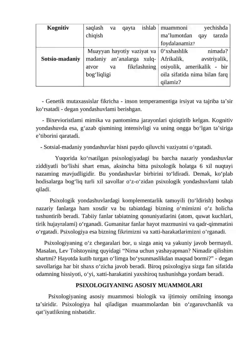 UMUMIY PSIXOLOGIYA FANINING PREDMETI, VAZIFALARI VA ILMIY TADQIQOT METODLARI 4