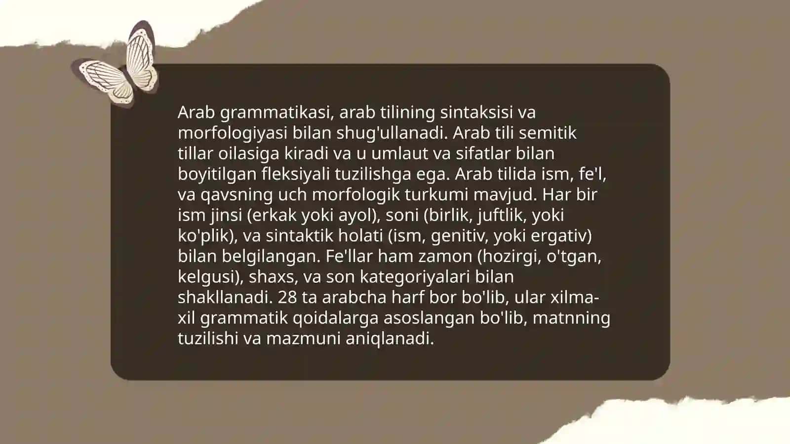 Arab tilshunosligi 4