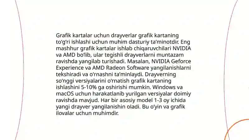 Operatsion tizimlar uchun drayverlar 4