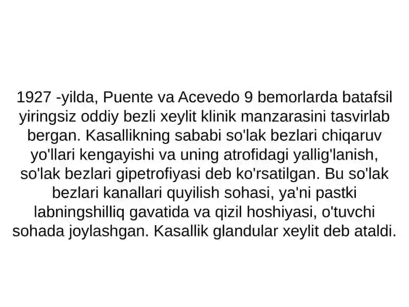 Bolalarda lab kasalliklari glandulyar xeylit 4