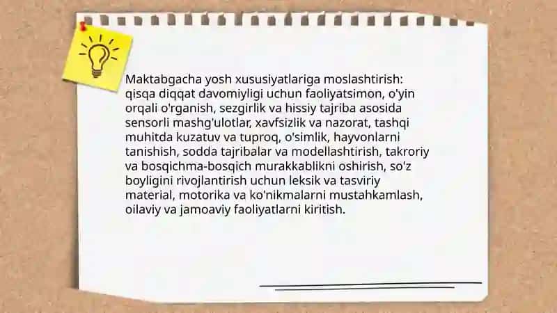 Ilk Qadam davlat o’quv dasturi 4