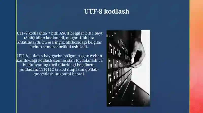 Ma'lumotlarni ikkilik sanoq sistemalarida kodlash va dekodlash 4