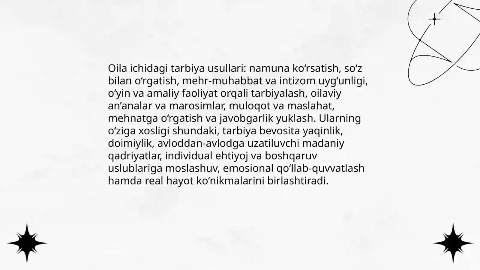 Xalq pedagogikasida tarbiya usullari va ularning o‘ziga xos xususiyatlari 4