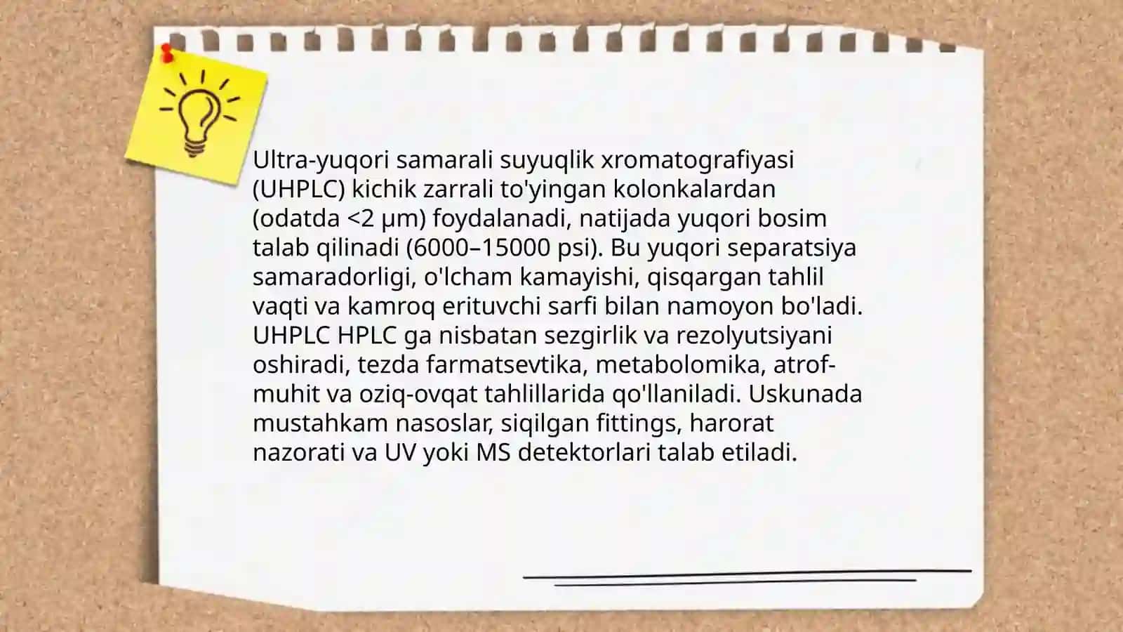 Yuqori samarali suyuqlik xromatografiyasi (HPLC) 4