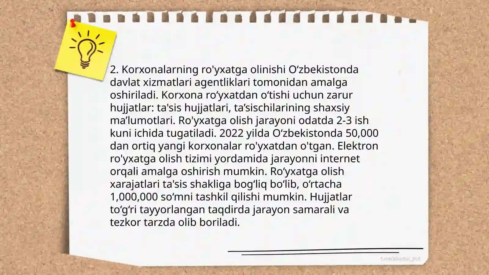 Korxona tuzish va uning huquqiy shakllari 4