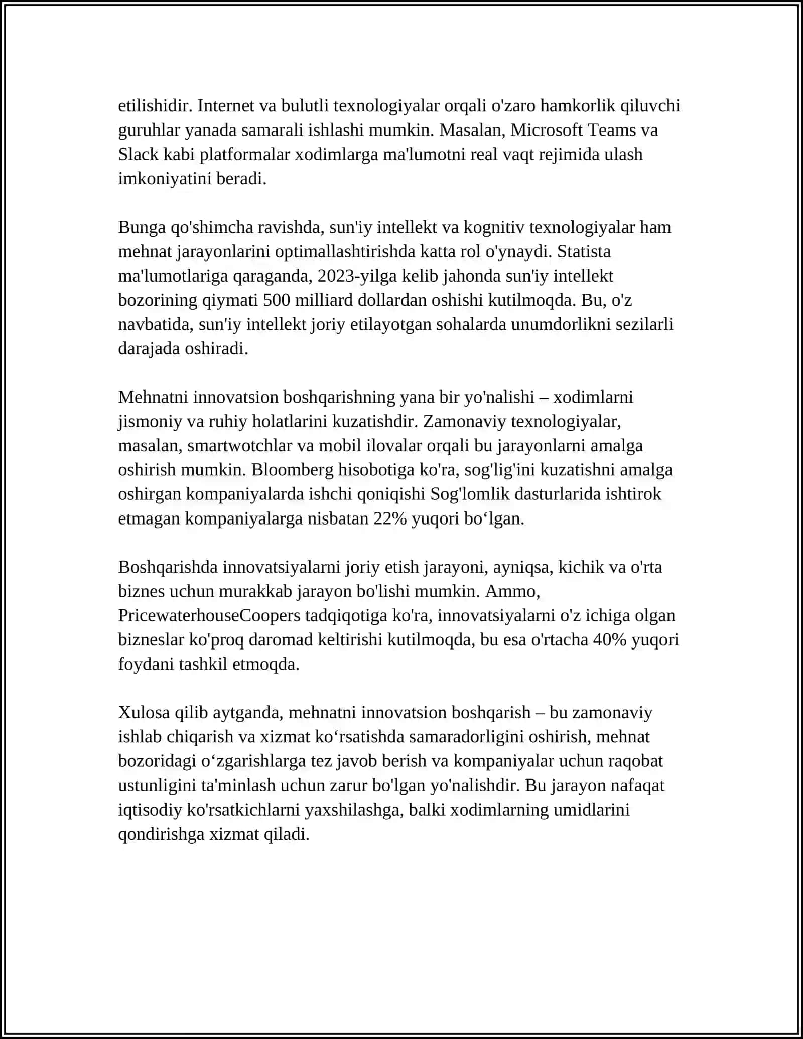 MEHNATNI INNOVATSION BOSHQARISHGA ÒTISHNING ASOSIY OMILLARI VA SHARTLARI 4