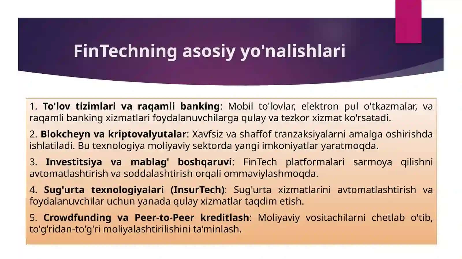 MOLIYAVIY TEXNOLOGIYA (FIN TECH) 4