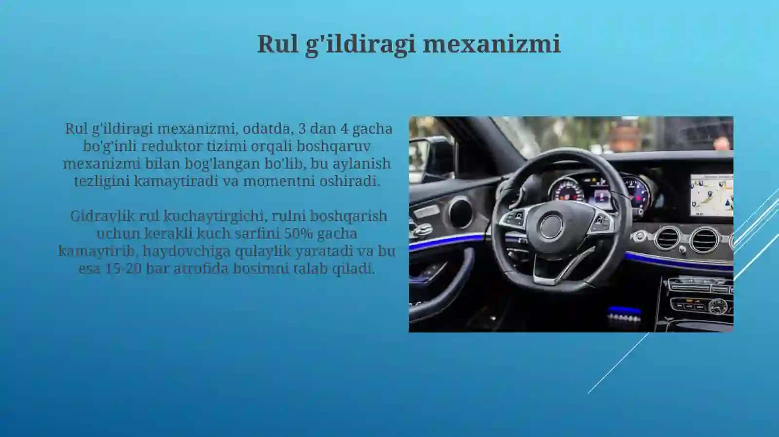 Avtomobilda Rolboshqarmasi 4