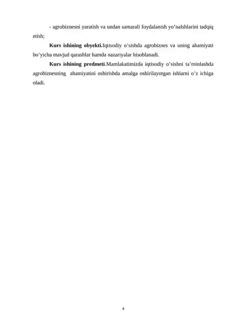 Agrobiznes, uning turlari va rivojlantirish muammolari 4