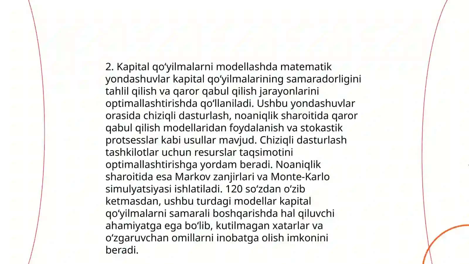 Investitsiya risklarini baholashda statistik usullar 4