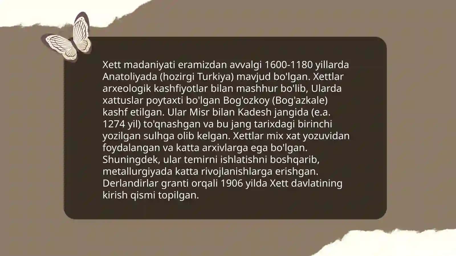 Xettlar tarixi 4
