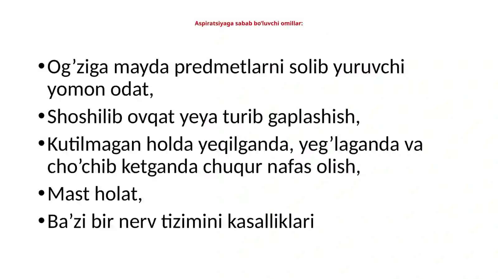 Nafas yo’llari obstruksiyasi 4