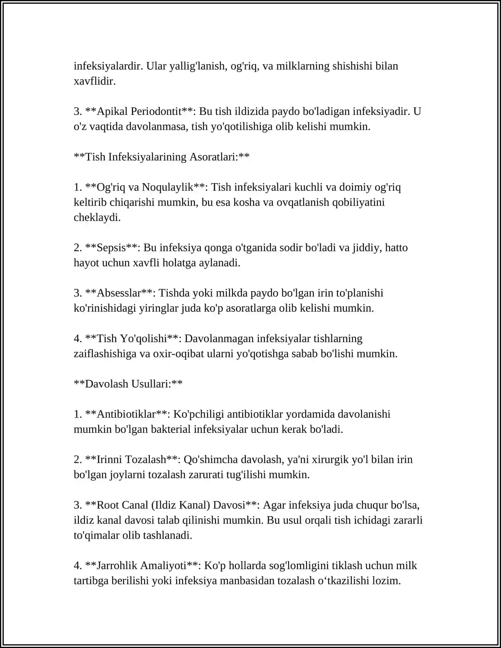 TIL TANASI, OGʻIZ TUBI ABSESS VA FLEGMONASI 4
