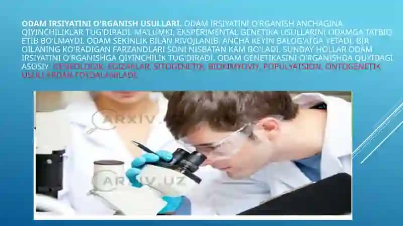 Antropogenetikausullari: Biokimyoviy vasitogenetik usul 4