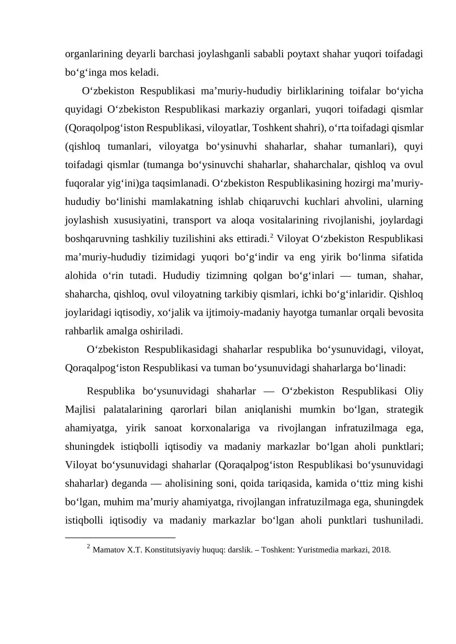 Oʻzbekistonning ma' muriy- hududiy va davlat tuzilishi. 4