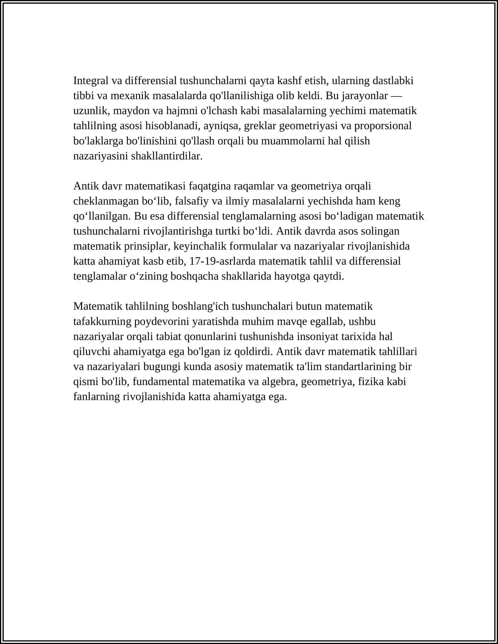 MATEMATIK TAHLIL VA DIFFERENSIAL TENGLAMALAR TARIXI 4