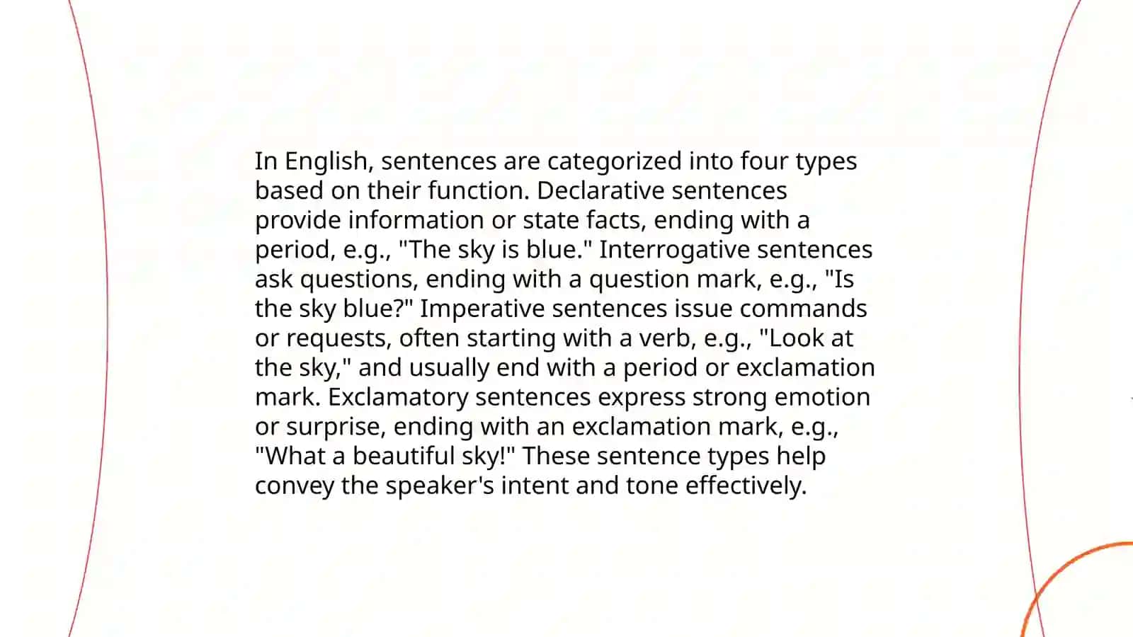 Preparing ppt on sentence and summary 4