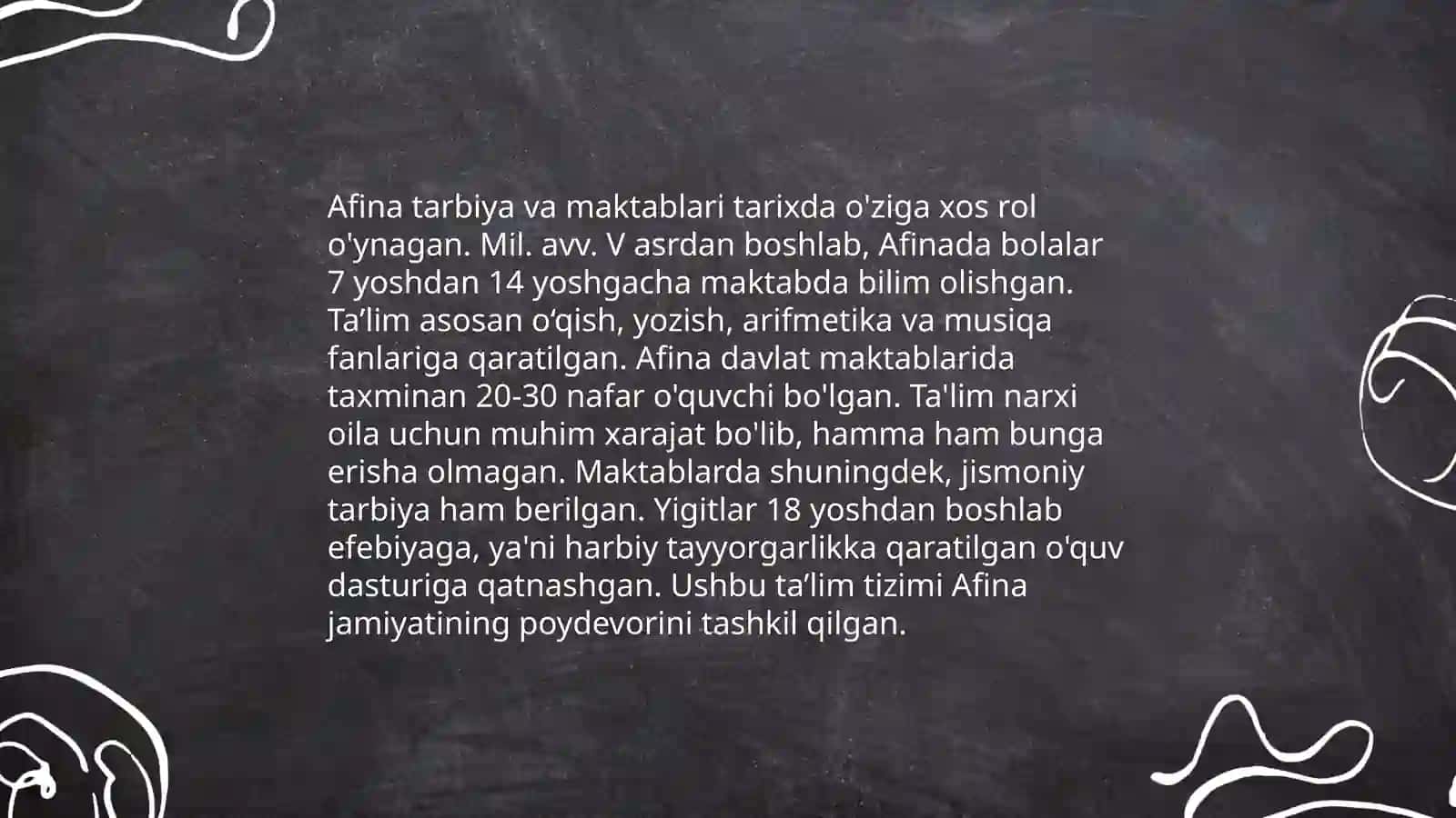 Qadimgi Yunoniston va Rim davlatlarida tarbiya va maktab 4