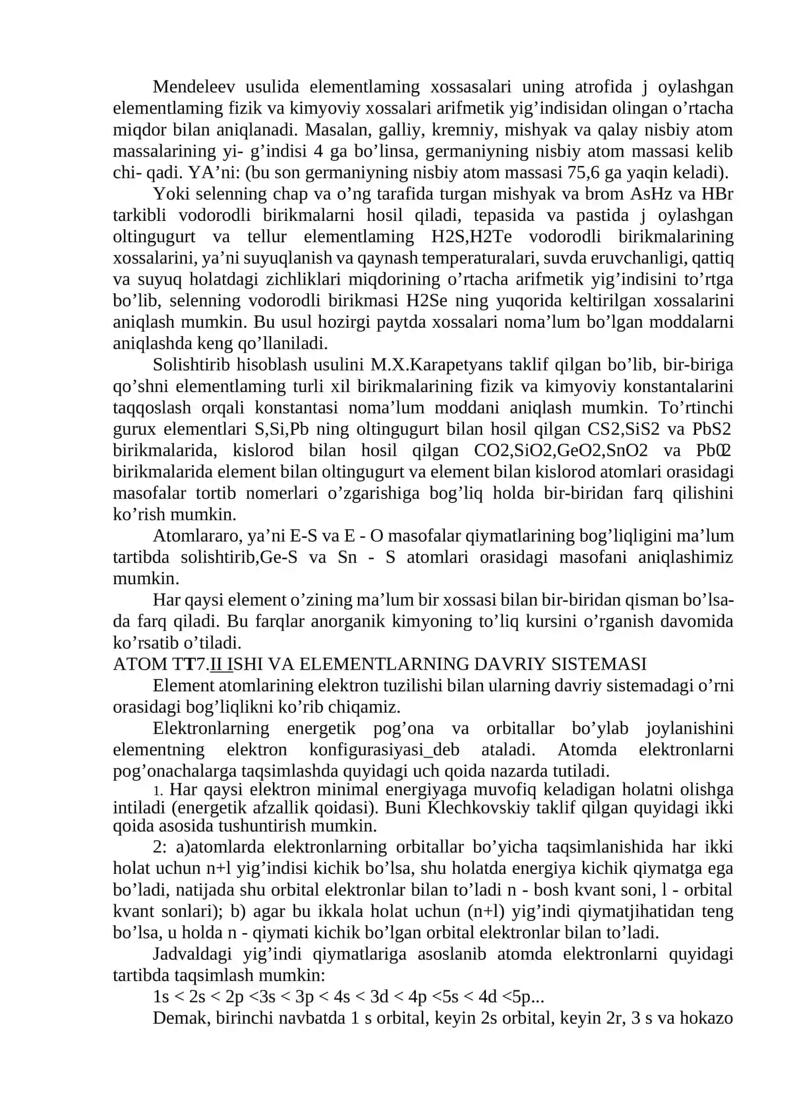 Elementlarning zamonaviy davriy sistemasi 4