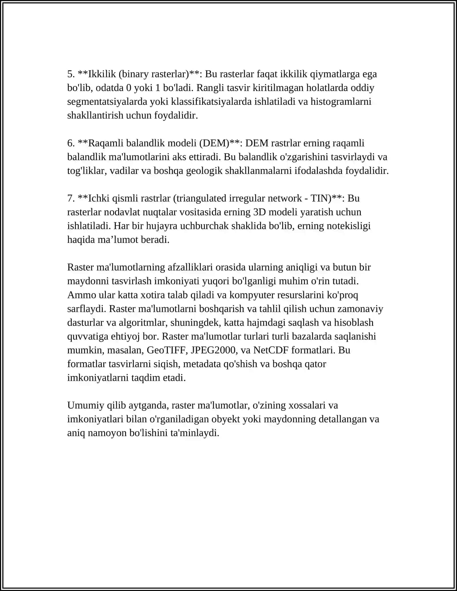RASTR VEKTOR VA ATRIBUTIV MALUMOTLAR 4