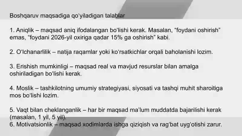 Boshqarishning tashkiliy strukturalari 4