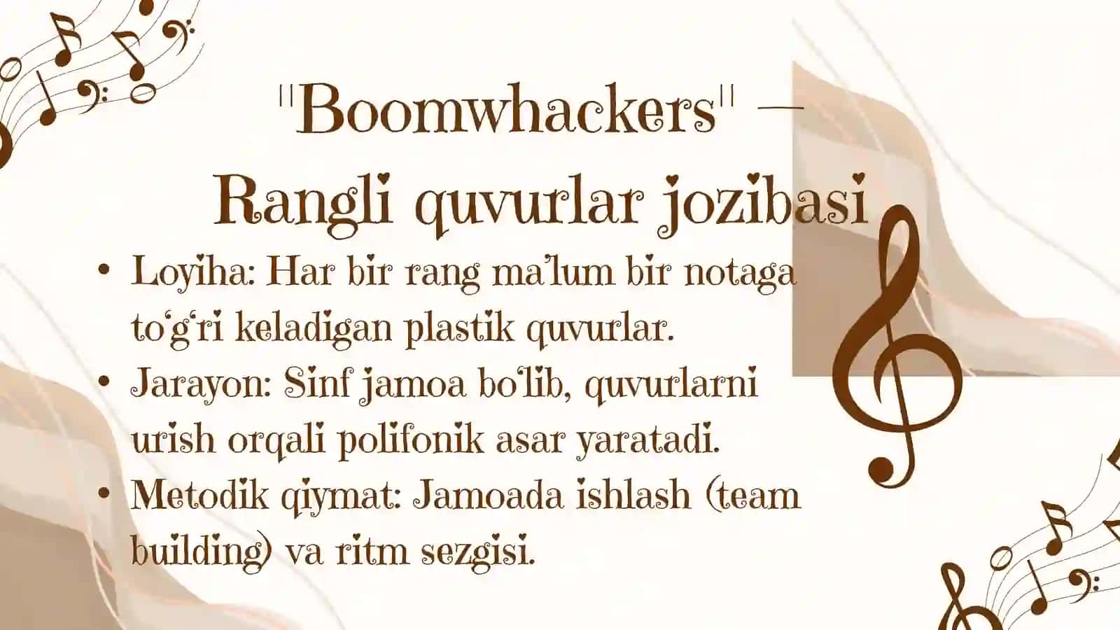 Taqdimot|Musiqa  fanini oʻqitishda innovatsion yondashuv 4