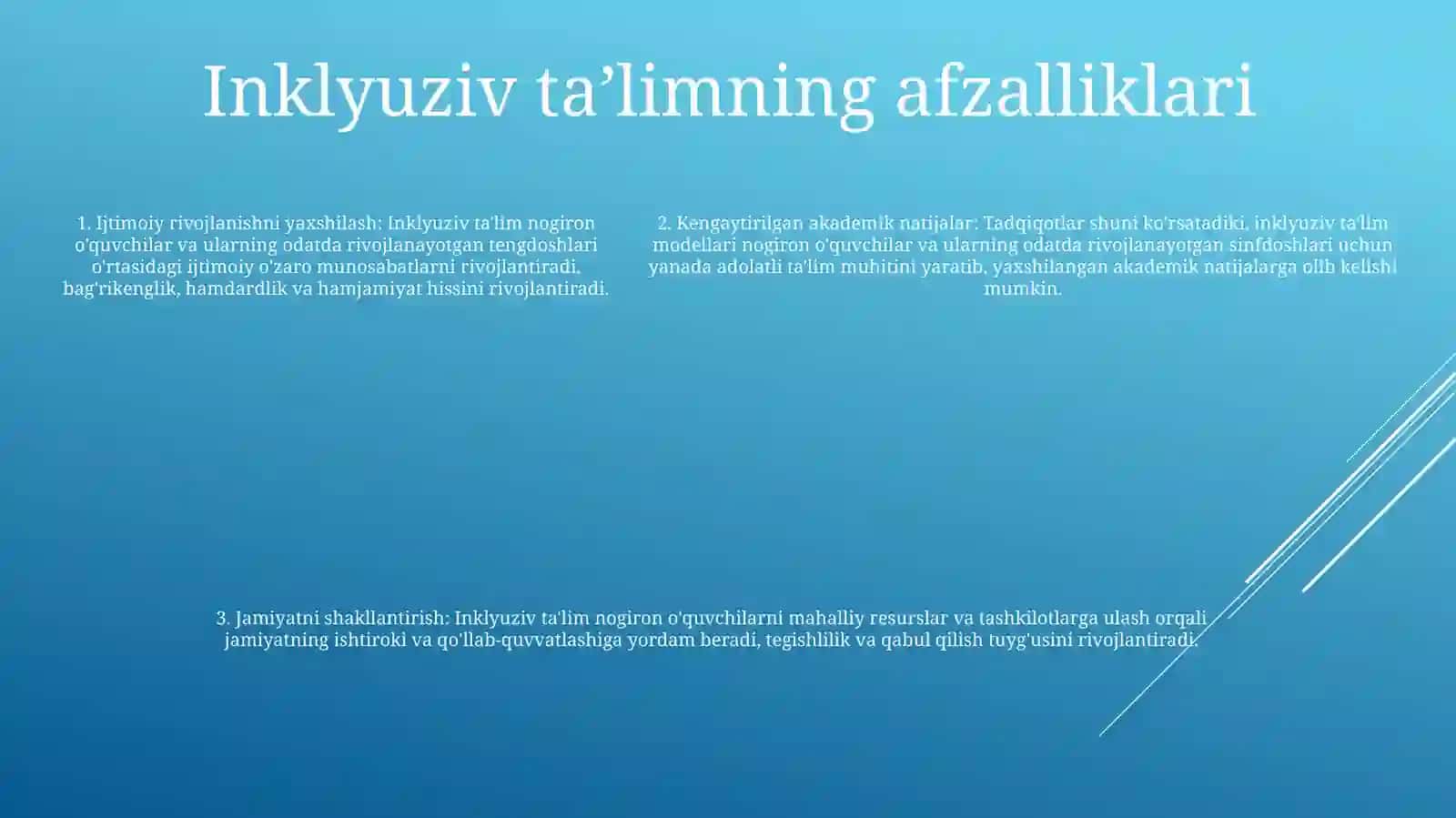 Inklyuziv TaʼLimning Ijtimoiy Strategiyasi 4