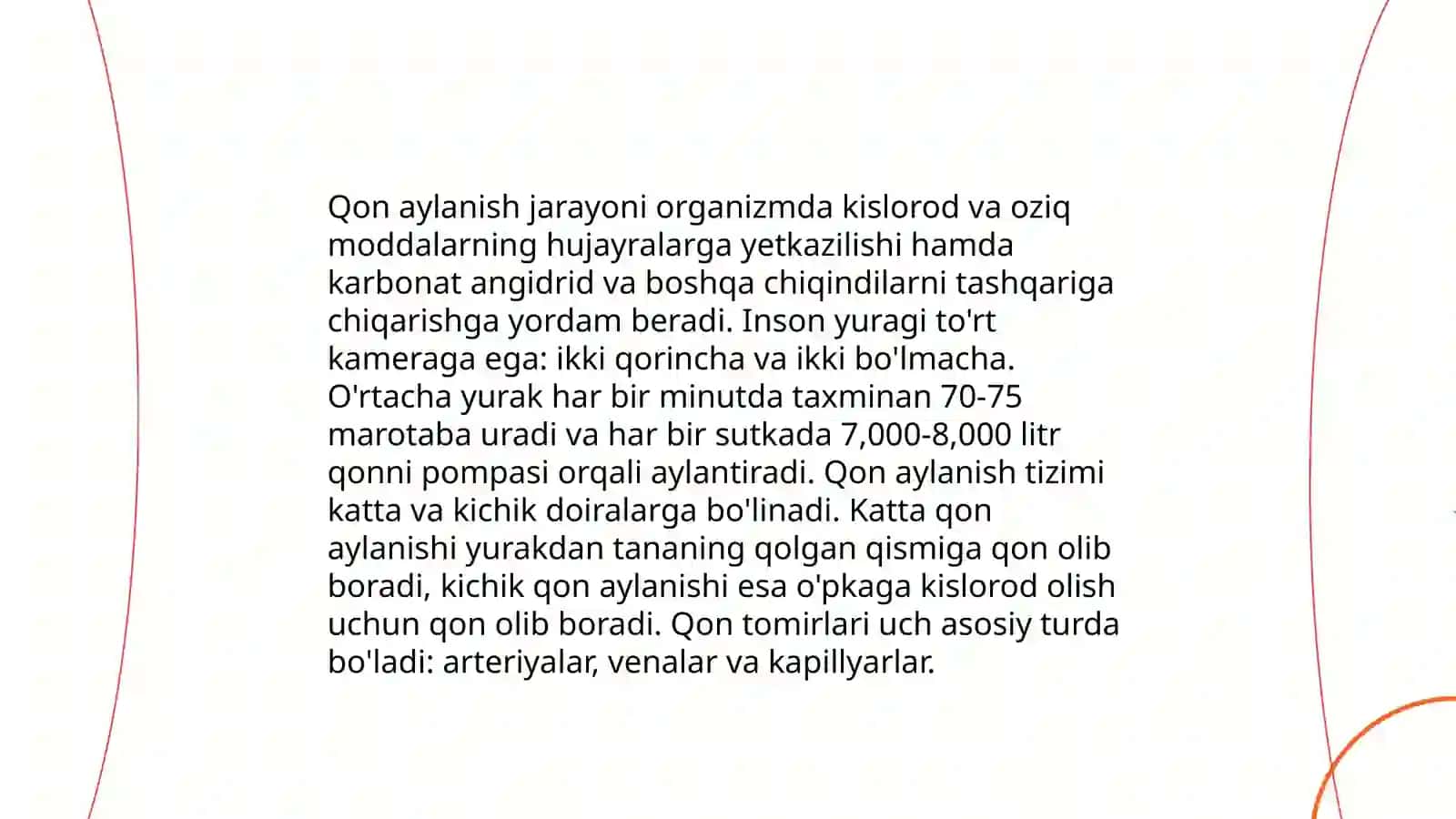 Yurak qon tomir sistemasi 4