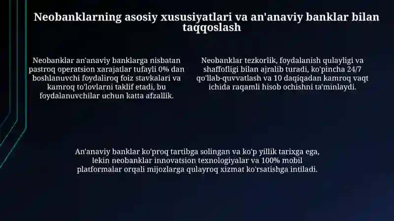 Elektron banklar va neo-banking trendlari 4